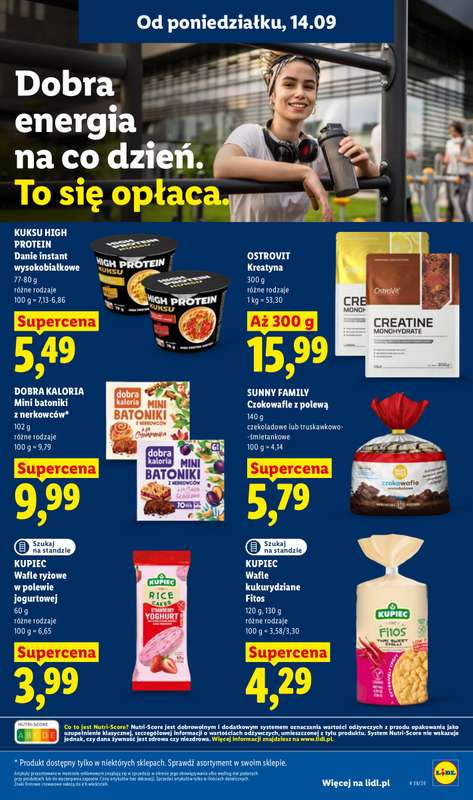 Lidl - gazetka promocyjna Oferta od poniedziałku od poniedziałku 14.09 do środy 16.09 - strona 45