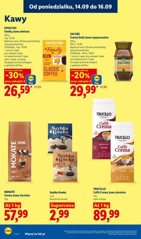 Lidl - gazetka promocyjna Oferta od poniedziałku od poniedziałku 14.09 do środy 16.09 - strona 66