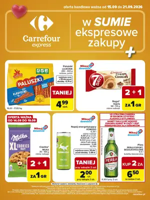 Carrefour Express - gazetka promocyjna Gazetka Express od wtorku 15.09 do poniedziałku 21.09 - strona 2