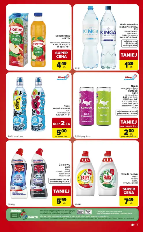 Carrefour Market - gazetka promocyjna Gazetka Ekspresowe zakupy od wtorku 15.09 do poniedziałku 21.09 - strona 7