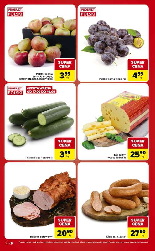 Carrefour Market - gazetka promocyjna Gazetka Ekspresowe zakupy od wtorku 15.09 do poniedziałku 21.09 - strona 2