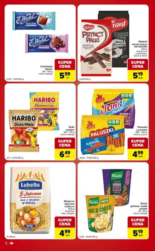 Carrefour Market - gazetka promocyjna Gazetka Ekspresowe zakupy od wtorku 15.09 do poniedziałku 21.09 - strona 6