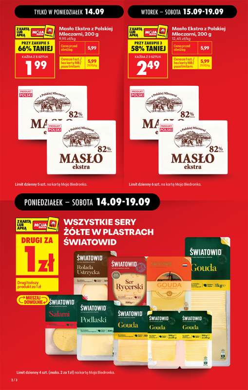 Biedronka - gazetka promocyjna Od poniedziałku od poniedziałku 14.09 do soboty 19.09 - strona 6