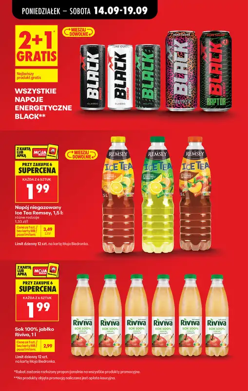 Biedronka - gazetka promocyjna Od poniedziałku od poniedziałku 14.09 do soboty 19.09 - strona 13