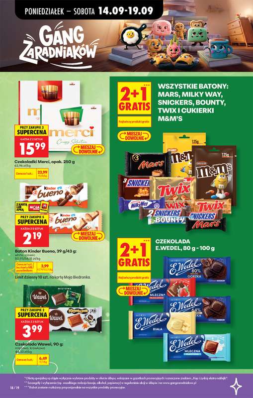 Biedronka - gazetka promocyjna Od poniedziałku od poniedziałku 14.09 do soboty 19.09 - strona 24