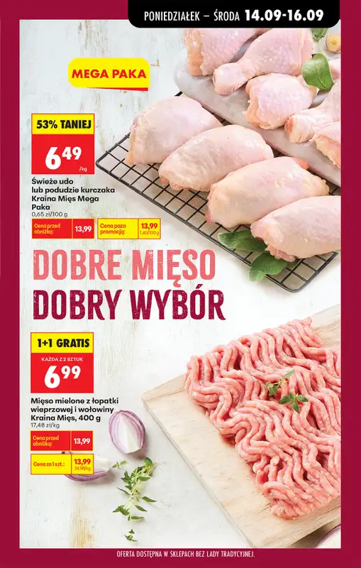 Biedronka - gazetka promocyjna Od poniedziałku od poniedziałku 14.09 do soboty 19.09 - strona 39