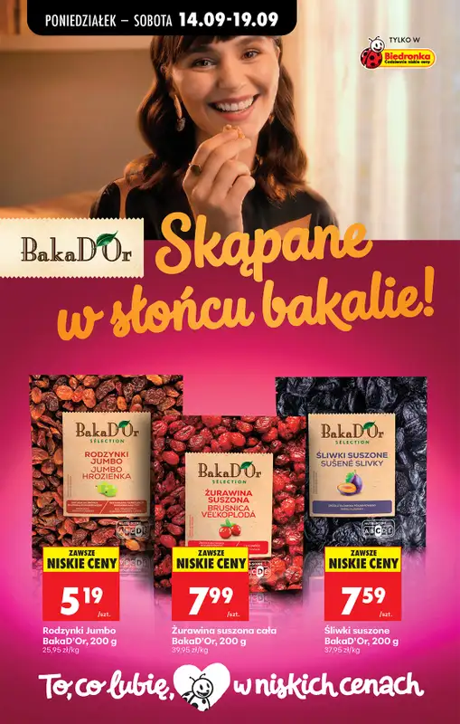 Biedronka - gazetka promocyjna Od poniedziałku, Z ladą tradycyjną od poniedziałku 14.09 do soboty 19.09 - strona 69