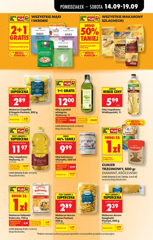 Biedronka - gazetka promocyjna Od poniedziałku, Z ladą tradycyjną od poniedziałku 14.09 do soboty 19.09 - strona 63