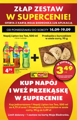 Biedronka - gazetka promocyjna Od poniedziałku, Z ladą tradycyjną od poniedziałku 14.09 do soboty 19.09 - strona 96