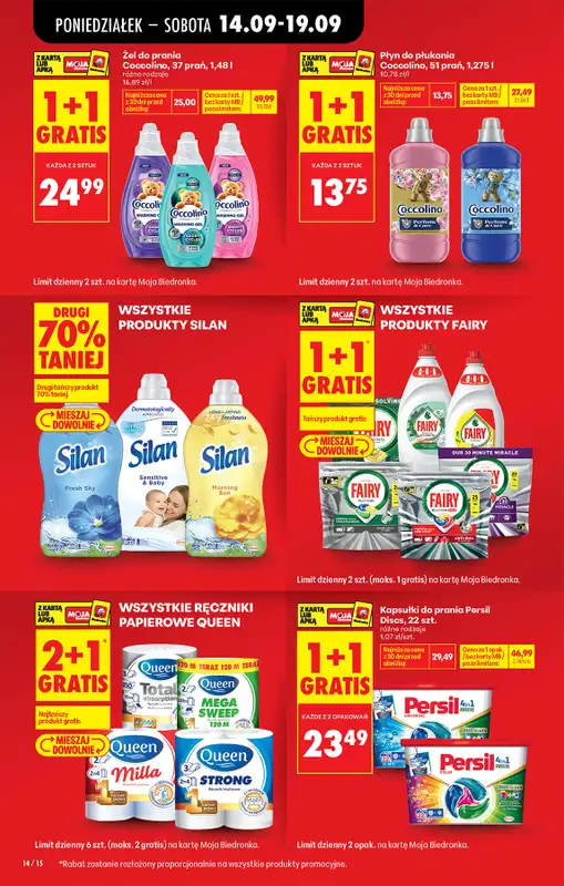 Biedronka - gazetka promocyjna Od poniedziałku, Z ladą tradycyjną od poniedziałku 14.09 do soboty 19.09 - strona 18