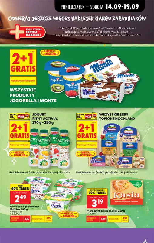 Biedronka - gazetka promocyjna Od poniedziałku, Z ladą tradycyjną od poniedziałku 14.09 do soboty 19.09 - strona 25