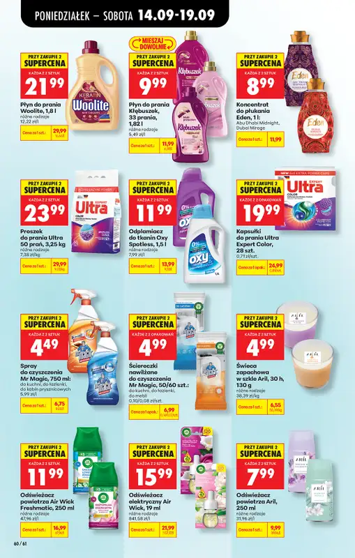 Biedronka - gazetka promocyjna Od poniedziałku, Z ladą tradycyjną od poniedziałku 14.09 do soboty 19.09 - strona 88
