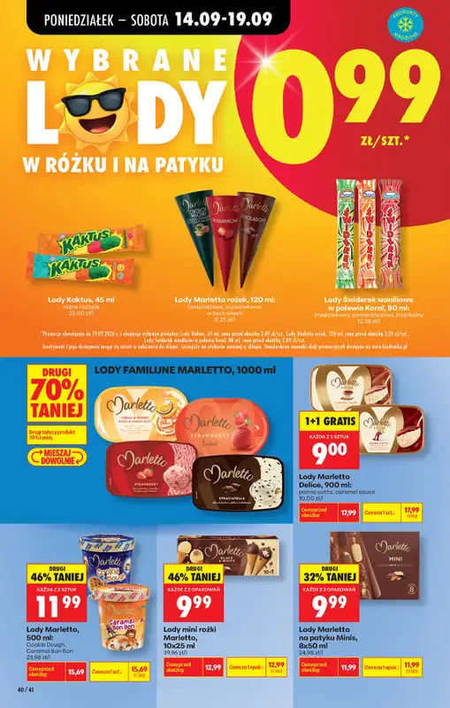 Biedronka - gazetka promocyjna Od poniedziałku, Z ladą tradycyjną od poniedziałku 14.09 do soboty 19.09 - strona 60