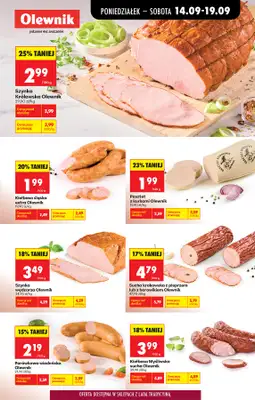 Biedronka - gazetka promocyjna Od poniedziałku, Z ladą tradycyjną od poniedziałku 14.09 do soboty 19.09 - strona 39