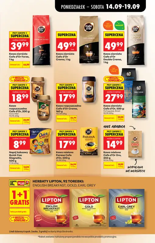 Biedronka - gazetka promocyjna Od poniedziałku, Z ladą tradycyjną od poniedziałku 14.09 do soboty 19.09 - strona 73