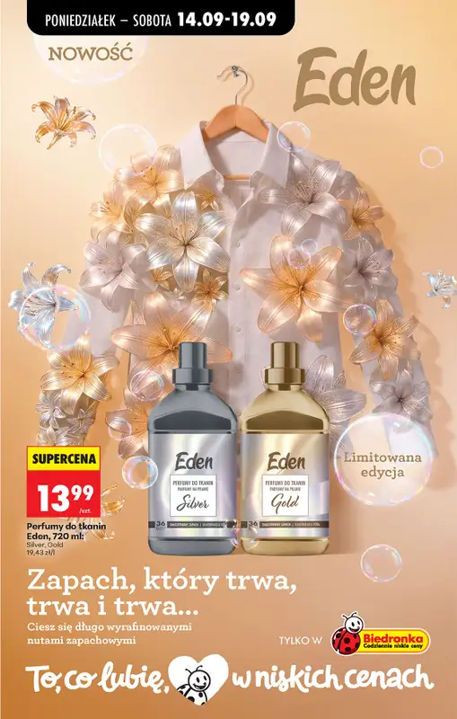 Biedronka - gazetka promocyjna Od poniedziałku, Z ladą tradycyjną od poniedziałku 14.09 do soboty 19.09 - strona 92