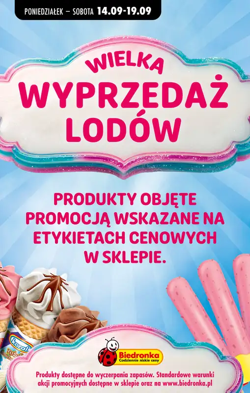 Biedronka - gazetka promocyjna Od poniedziałku, Z ladą tradycyjną od poniedziałku 14.09 do soboty 19.09 - strona 56