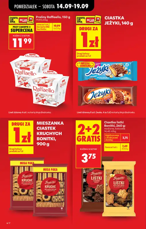 Biedronka - gazetka promocyjna Od poniedziałku, Z ladą tradycyjną od poniedziałku 14.09 do soboty 19.09 - strona 10