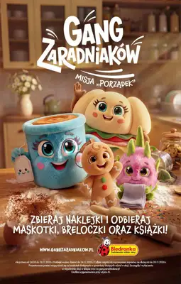 Biedronka - gazetka promocyjna Gang zaradniaków od poniedziałku 14.09 do soboty 19.09