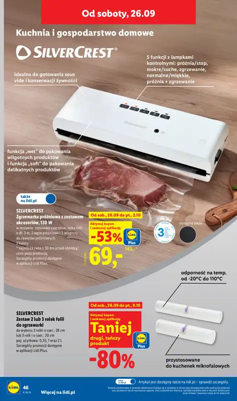 Lidl - gazetka promocyjna Katalog od poniedziałku 21.09 do soboty 26.09 - strona 54