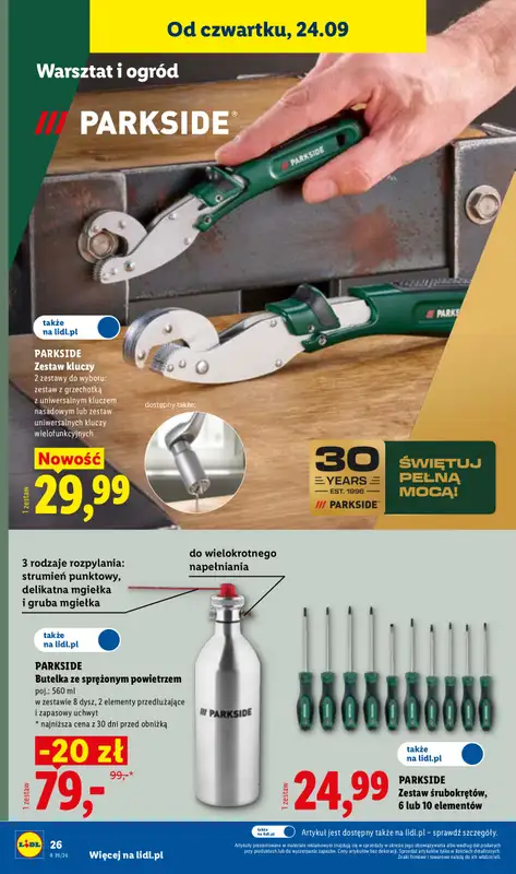 Lidl - gazetka promocyjna Katalog od poniedziałku 21.09 do soboty 26.09 - strona 34