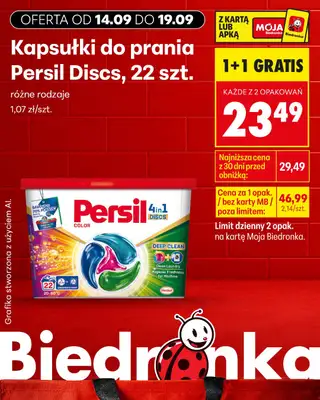 Biedronka - gazetka promocyjna Biedronkowe oszczędności od poniedziałku 14.09 do środy 16.09 - strona 18