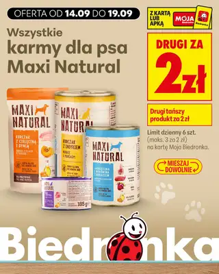 Biedronka - gazetka promocyjna Biedronkowe oszczędności od poniedziałku 14.09 do środy 16.09 - strona 20