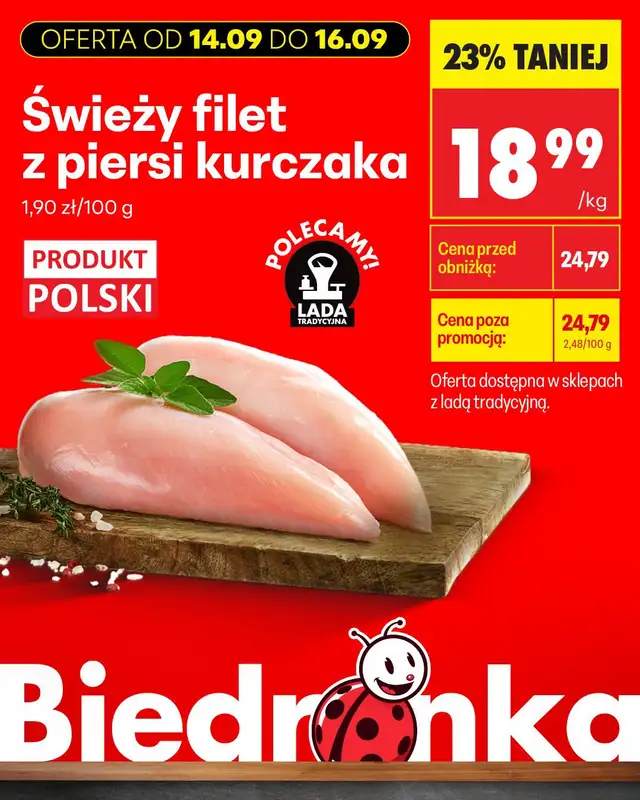 Biedronka - gazetka promocyjna Biedronkowe oszczędności od poniedziałku 14.09 do środy 16.09 - strona 8
