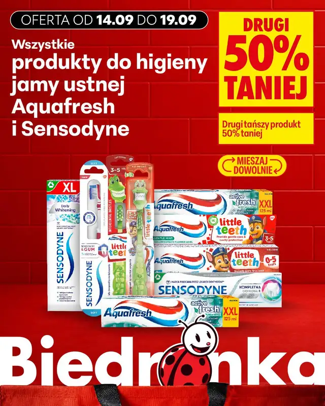 Biedronka - gazetka promocyjna Biedronkowe oszczędności od poniedziałku 14.09 do środy 16.09 - strona 16