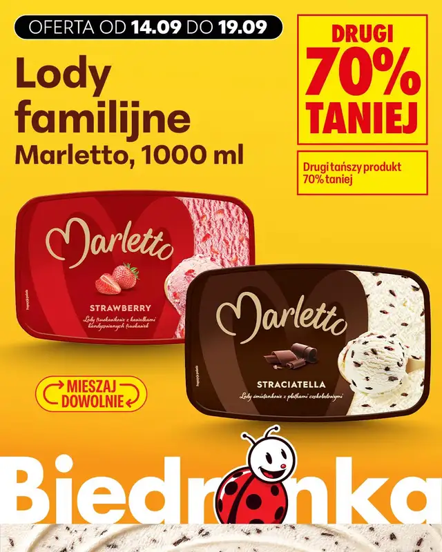Biedronka - gazetka promocyjna Biedronkowe oszczędności od poniedziałku 14.09 do środy 16.09 - strona 12