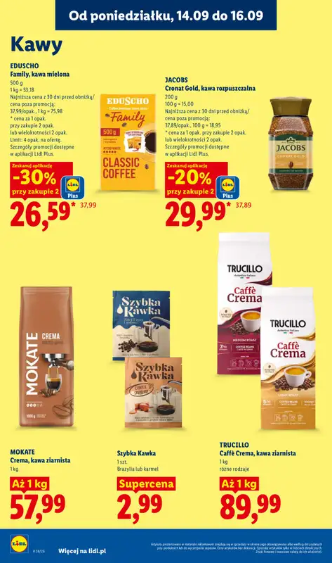 Lidl - gazetka promocyjna Oferta od poniedziałku od poniedziałku 14.09 do środy 16.09 - strona 66