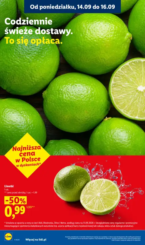 Lidl - gazetka promocyjna Oferta od poniedziałku od poniedziałku 14.09 do środy 16.09 - strona 14