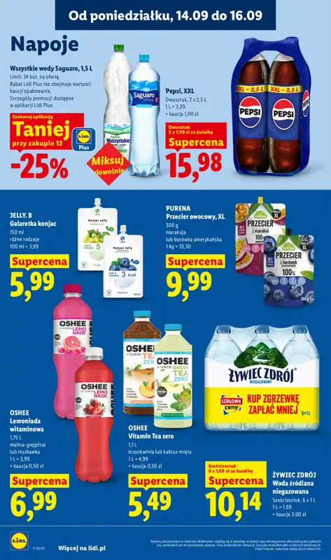 Lidl - gazetka promocyjna Oferta od poniedziałku od poniedziałku 14.09 do środy 16.09 - strona 58