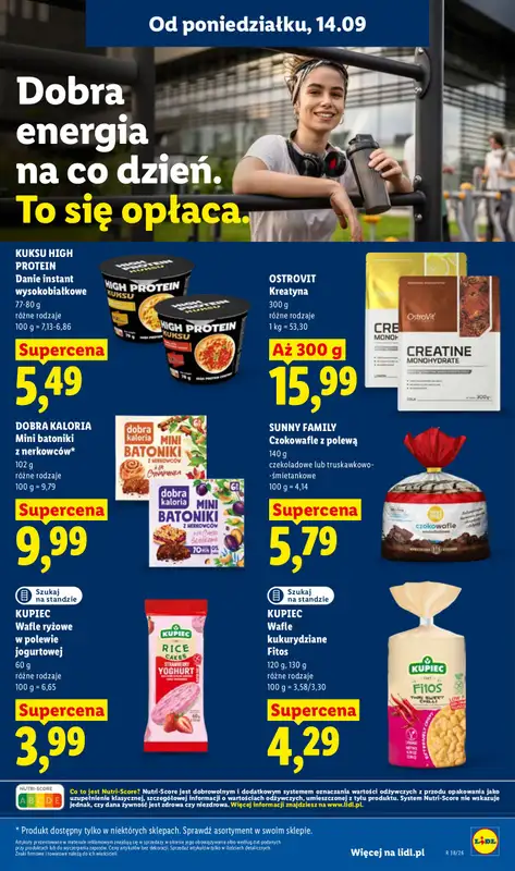 Lidl - gazetka promocyjna Oferta od poniedziałku od poniedziałku 14.09 do środy 16.09 - strona 45