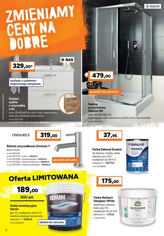 Bricoman - gazetka promocyjna Gazetka od poniedziałku 14.09 do niedzieli 11.10 - strona 6