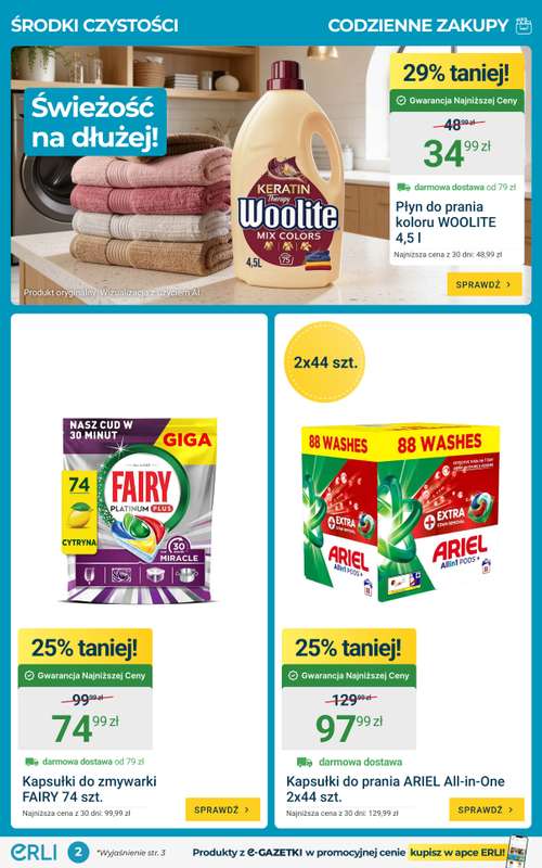 ERLI - gazetka promocyjna Gazetka od poniedziałku 14.09 do niedzieli 20.09 - strona 2