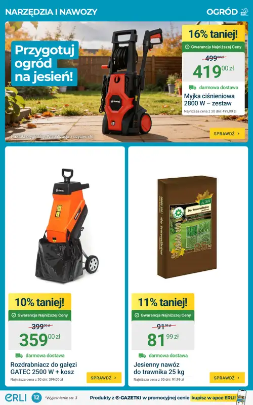 ERLI - gazetka promocyjna Gazetka od poniedziałku 14.09 do niedzieli 20.09 - strona 12