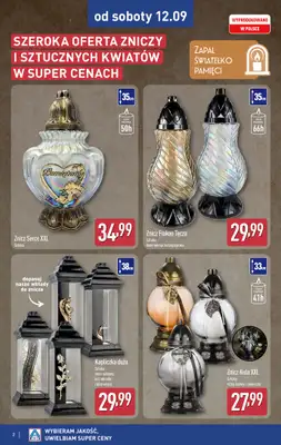 Aldi - gazetka promocyjna Światełko pamięci od poniedziałku 14.09 do soboty 19.09 - strona 2