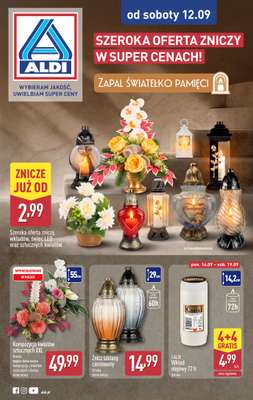 Aldi - gazetka promocyjna Światełko pamięci od poniedziałku 14.09 do soboty 19.09