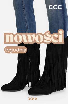 CCC - gazetka promocyjna NOWOŚCI TYGODNIA - obuwie damskie od poniedziałku 14.09 