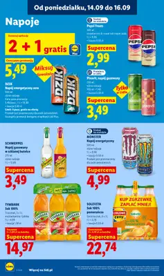 Lidl - gazetka promocyjna Oferta od poniedziałku od poniedziałku 14.09 do środy 16.09 - strona 66