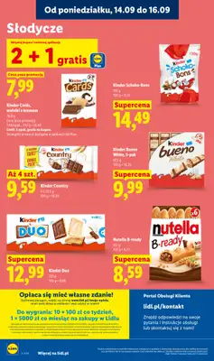 Lidl - gazetka promocyjna Oferta od poniedziałku od poniedziałku 14.09 do środy 16.09 - strona 58