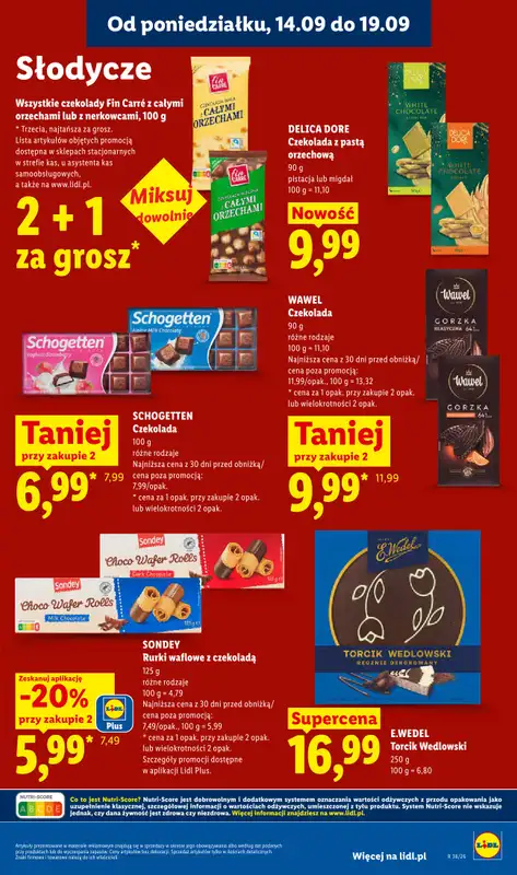 Lidl - gazetka promocyjna Oferta od poniedziałku od poniedziałku 14.09 do środy 16.09 - strona 61