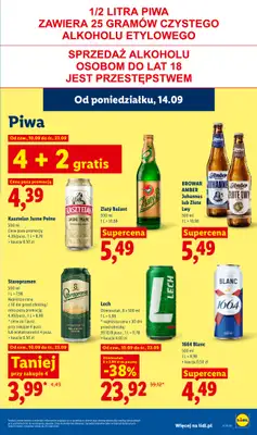 Lidl - gazetka promocyjna Oferta od poniedziałku od poniedziałku 14.09 do środy 16.09 - strona 67
