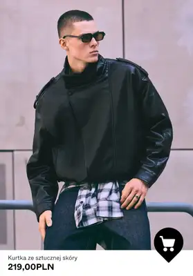Bershka - gazetka promocyjna Kurtki męskie na jesień od poniedziałku 14.09  - strona 9