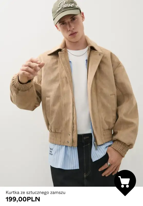 Bershka - gazetka promocyjna Kurtki męskie na jesień od poniedziałku 14.09  - strona 2
