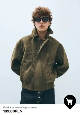 Bershka - gazetka promocyjna Kurtki męskie na jesień od poniedziałku 14.09  - strona 4