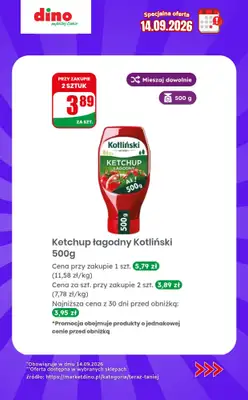 Dino - gazetka promocyjna Specjalna oferta na 14.09.2026 - promocje spoza gazetki od poniedziałku 14.09 do niedzieli 20.09 - strona 8