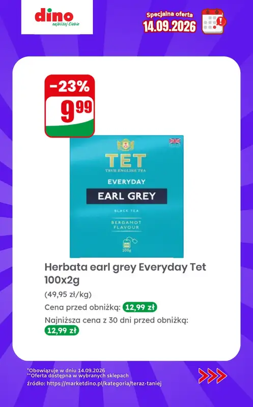 Dino - gazetka promocyjna Specjalna oferta na 14.09.2026 - promocje spoza gazetki od poniedziałku 14.09 do niedzieli 20.09 - strona 5