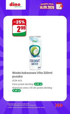 Dino - gazetka promocyjna Specjalna oferta na 14.09.2026 - promocje spoza gazetki od poniedziałku 14.09 do niedzieli 20.09 - strona 9